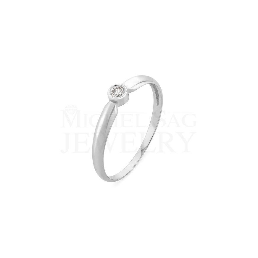 0.05 Ct Total Diamond Minimal Ring – Daily Wear & Stackable Design