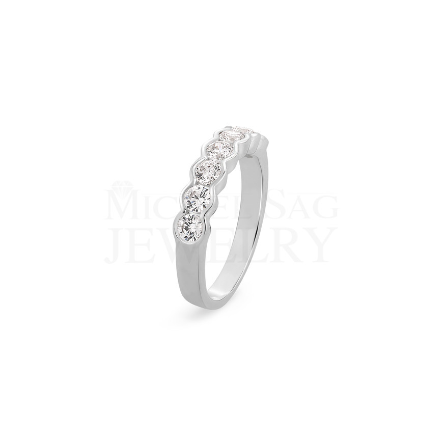 0.35 ct Diamond Half Eternity Wedding & Engagement Ring