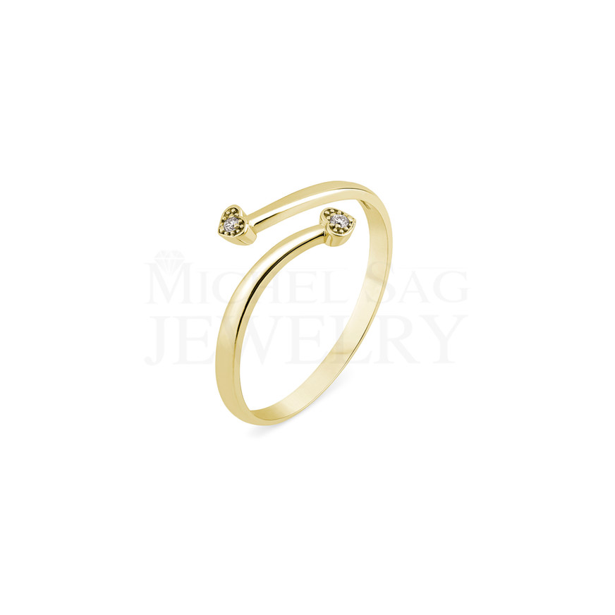 0.02 Ct Total Diamond Minimal Ring – Daily Wear & Stackable Design