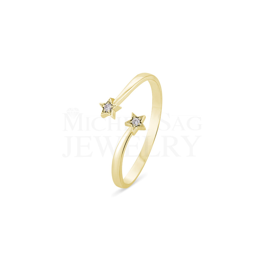 0.02 Ct Total Diamond Minimal Ring – Daily Wear & Stackable Design