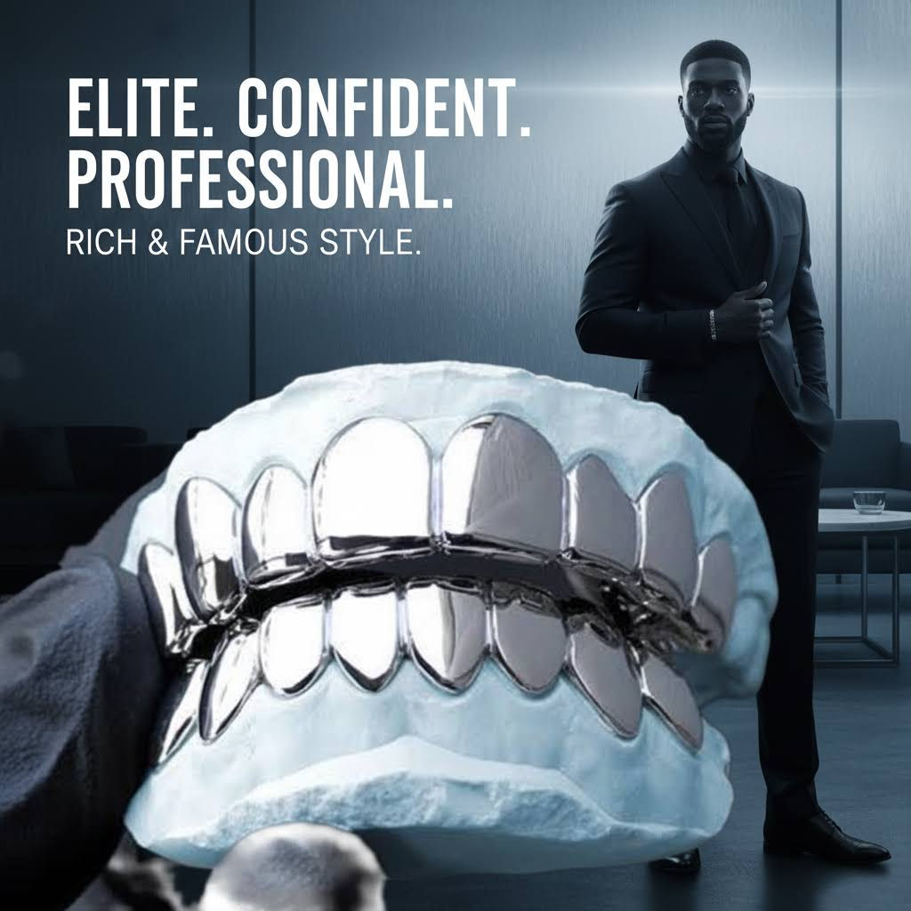Custom Dental Chrome Grillz- Cape Town
