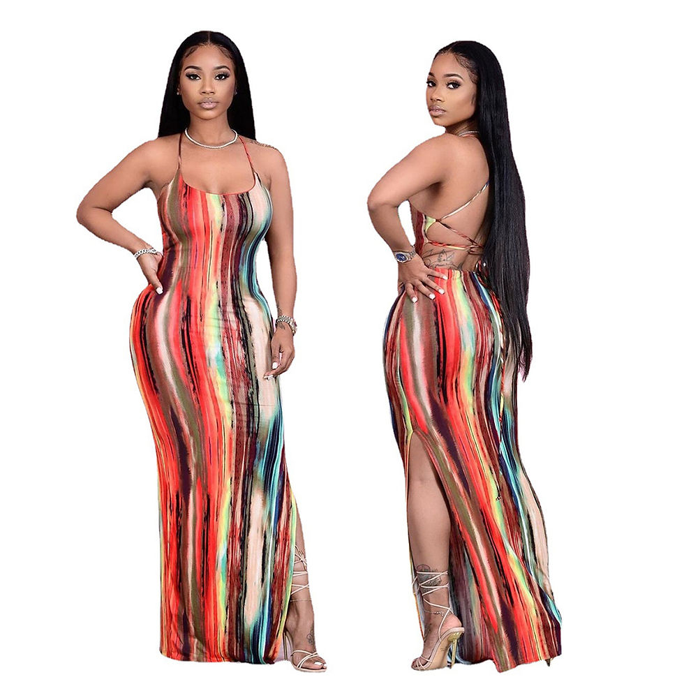 Sexy Mama Backless Dress