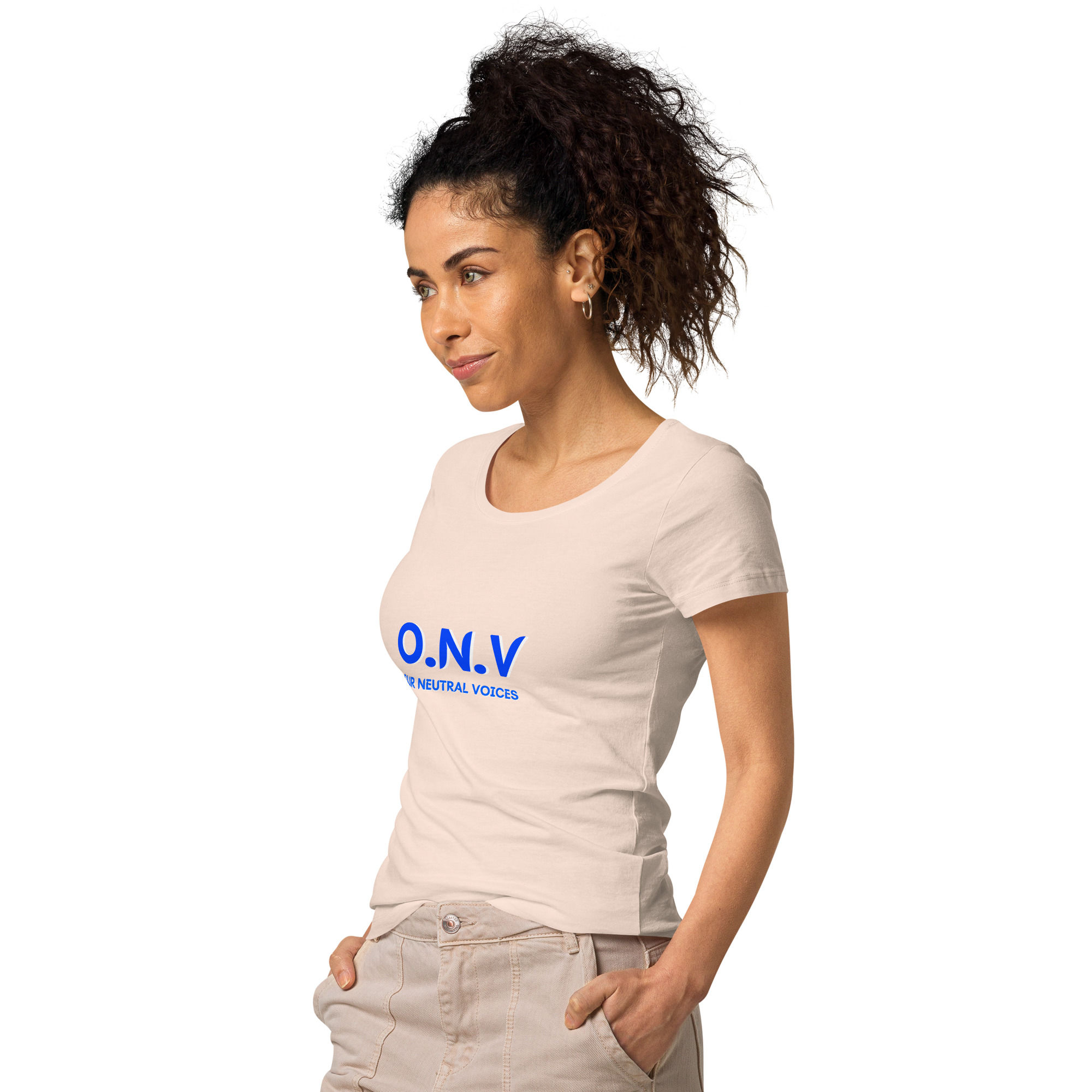 OUR NEUTRAL VOICES Women’s basic organic t-shirt