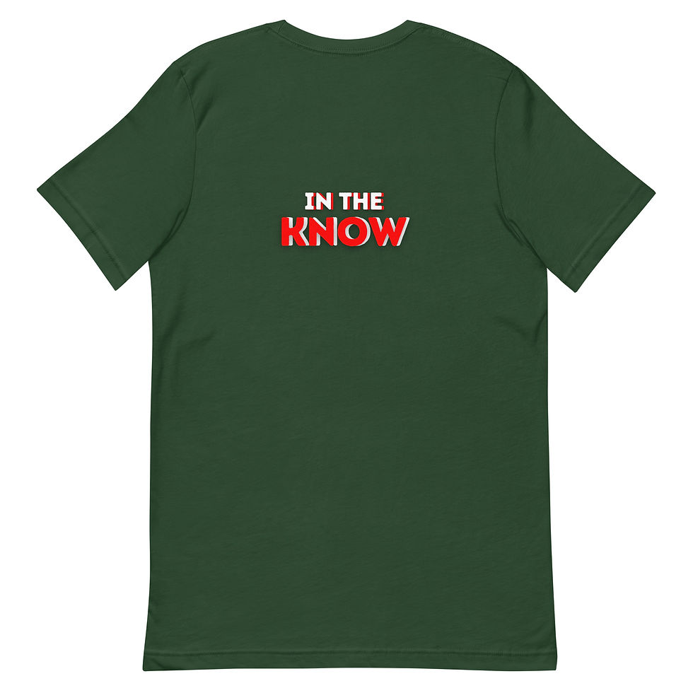 Thumbnail: IN THE KNOW Unisex t-shirt
