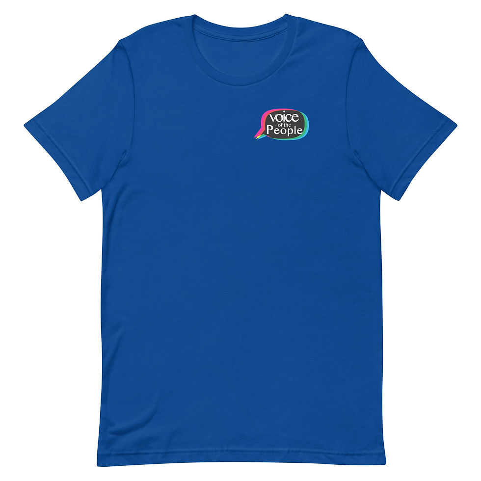 Thumbnail: VOICE OF THE PEOPLE Unisex t-shirt