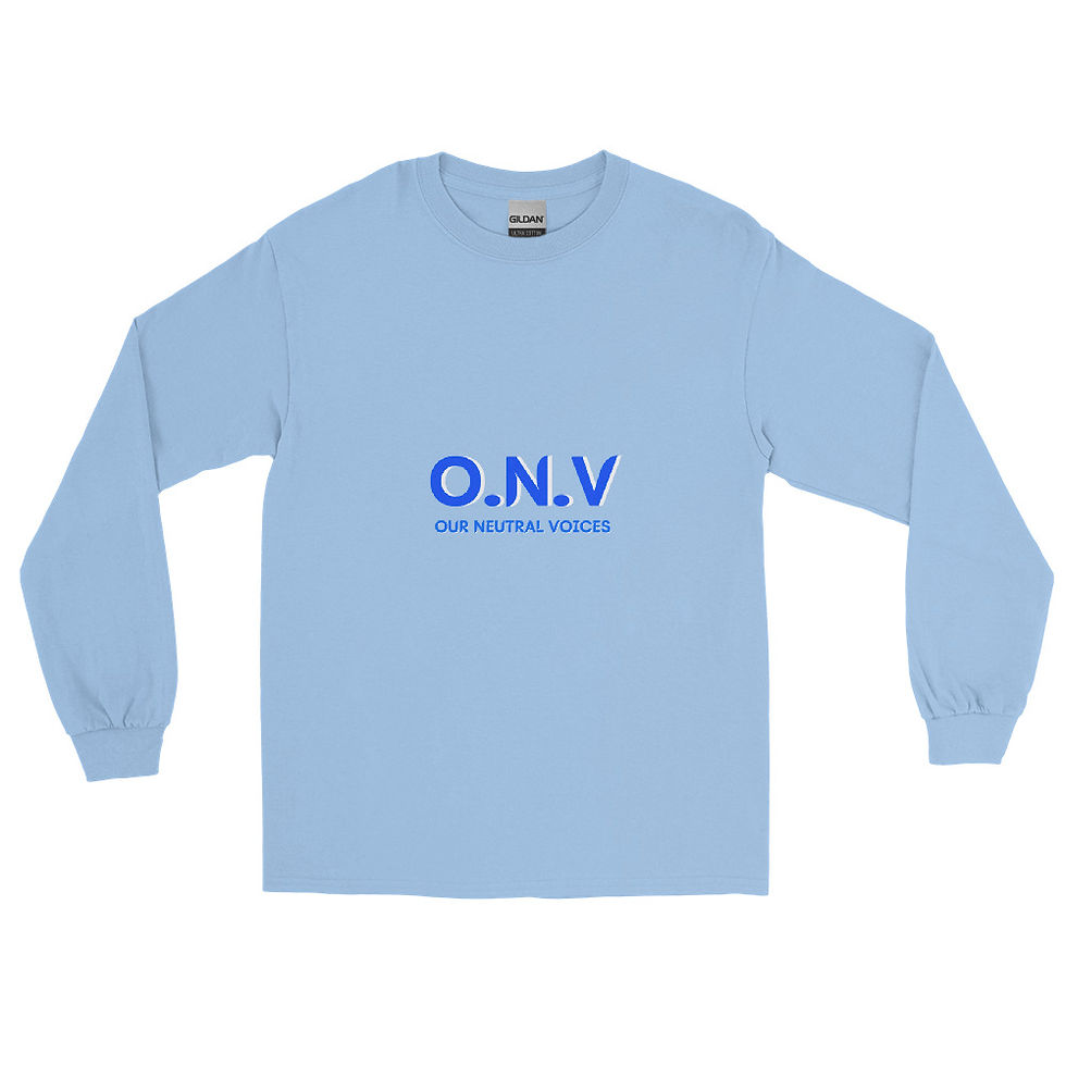 Thumbnail: OUR NEUTRAL VOICES Men’s Long Sleeve Shirt