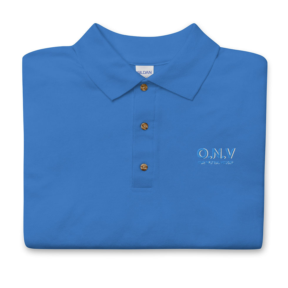 Thumbnail: Our Neutral Voices Embroidered Polo Shirt
