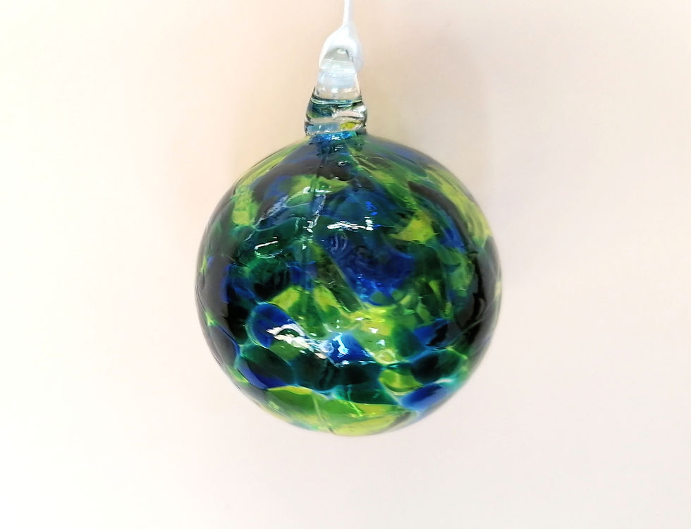 Hanging Friendship Globe - Sea Green - Tiny