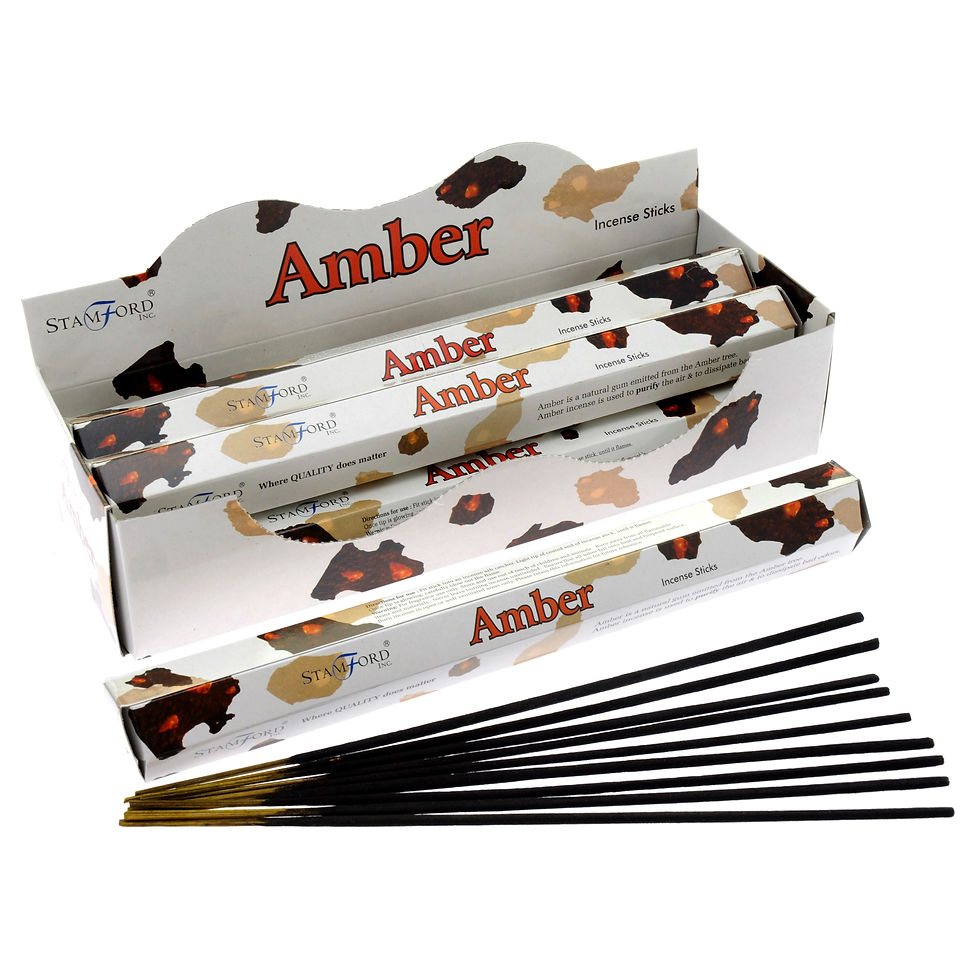 Amber Incense Sticks Pack