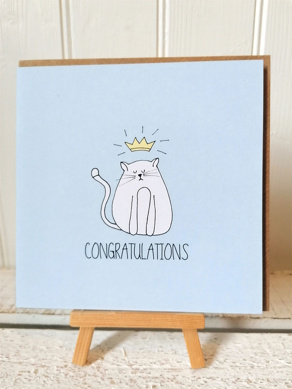 Thumbnail: Congratulations - Cat Themed - Greetings Card