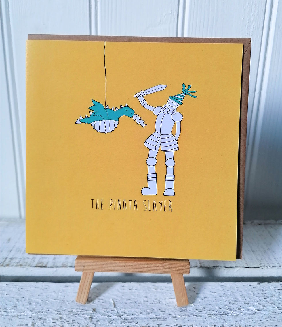 Thumbnail: The Pinata Slayer - Birthday Greetings Card