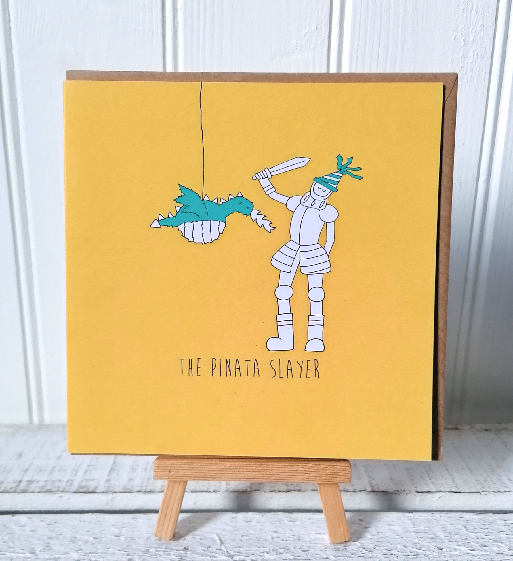 The Pinata Slayer - Birthday Greetings Card