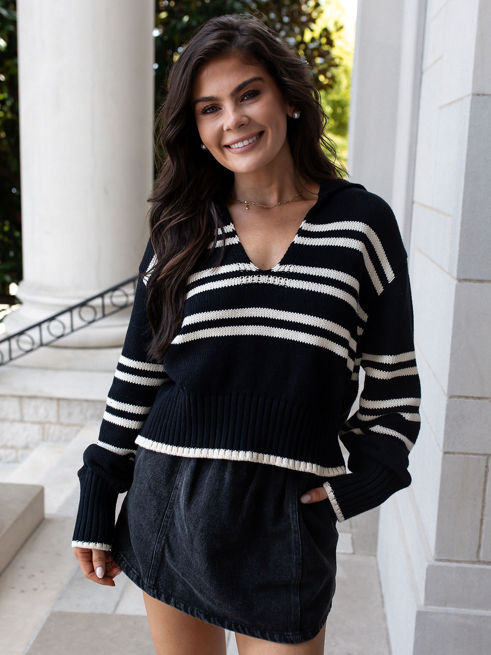 sweater front view