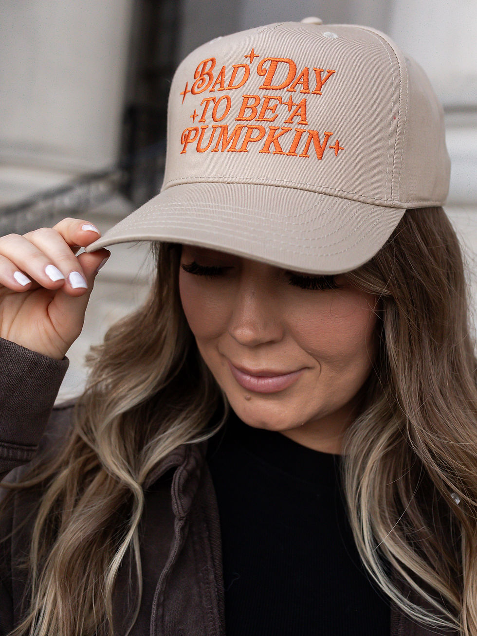 hat front view