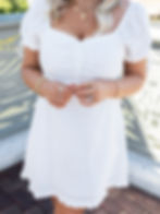 white dress detailed view