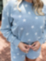 stars sweatshirt detailed view