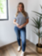 jeans front view