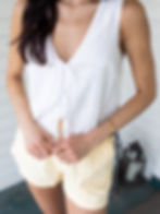 sleeveless top detailed view