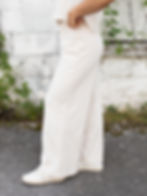 textured pant side view