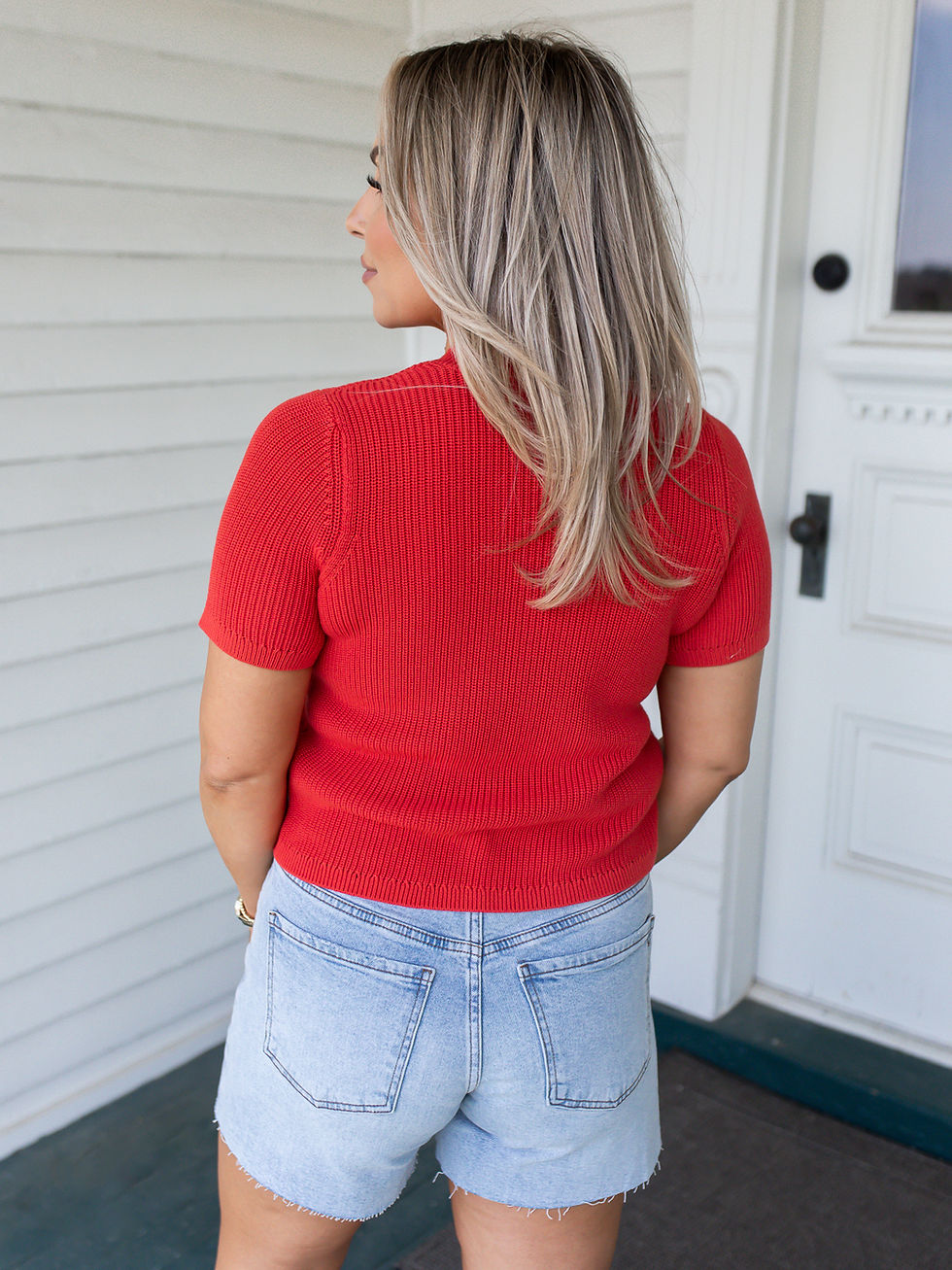 Thumbnail: knit top back view