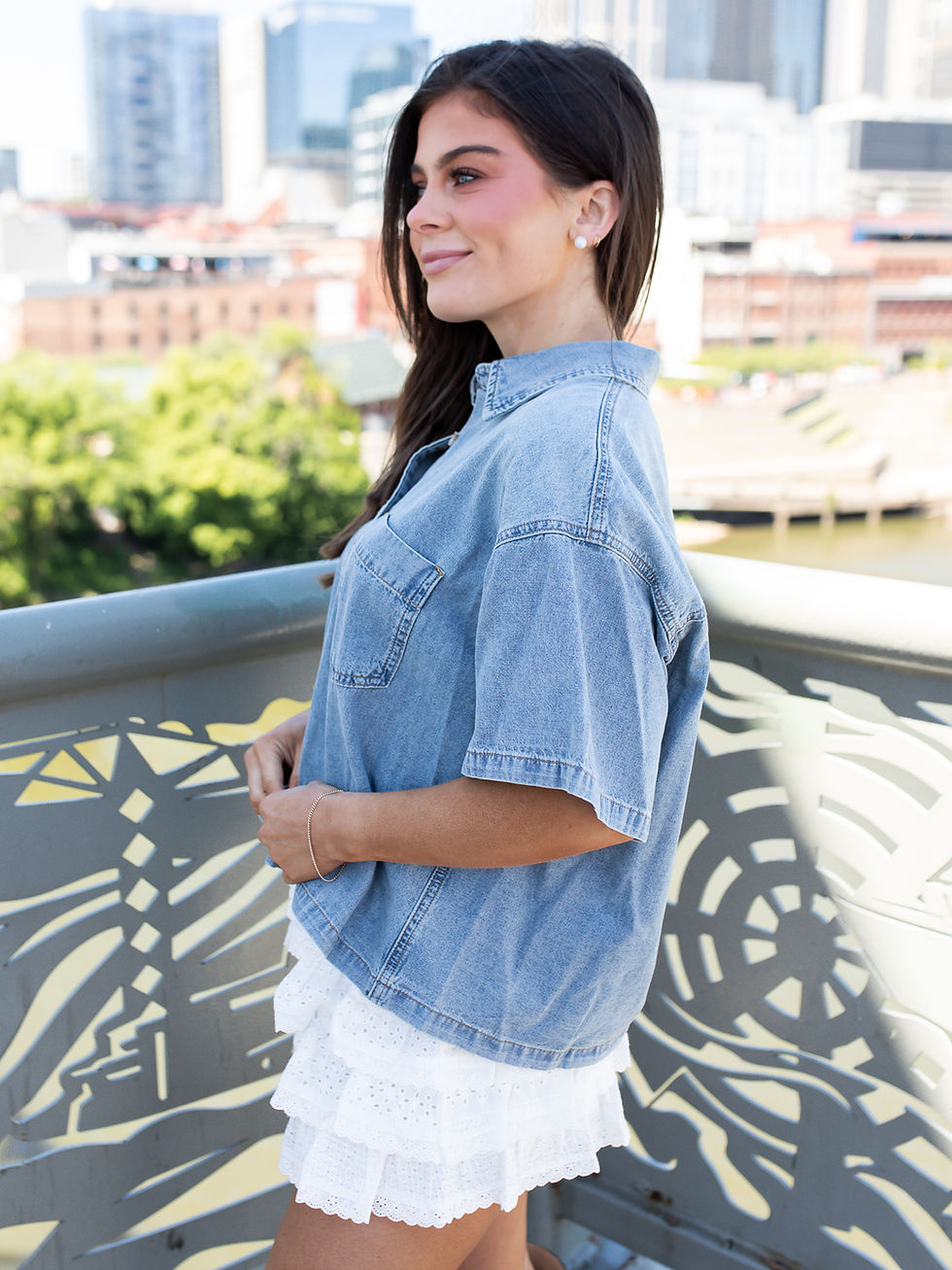 Thumbnail: denim top side view