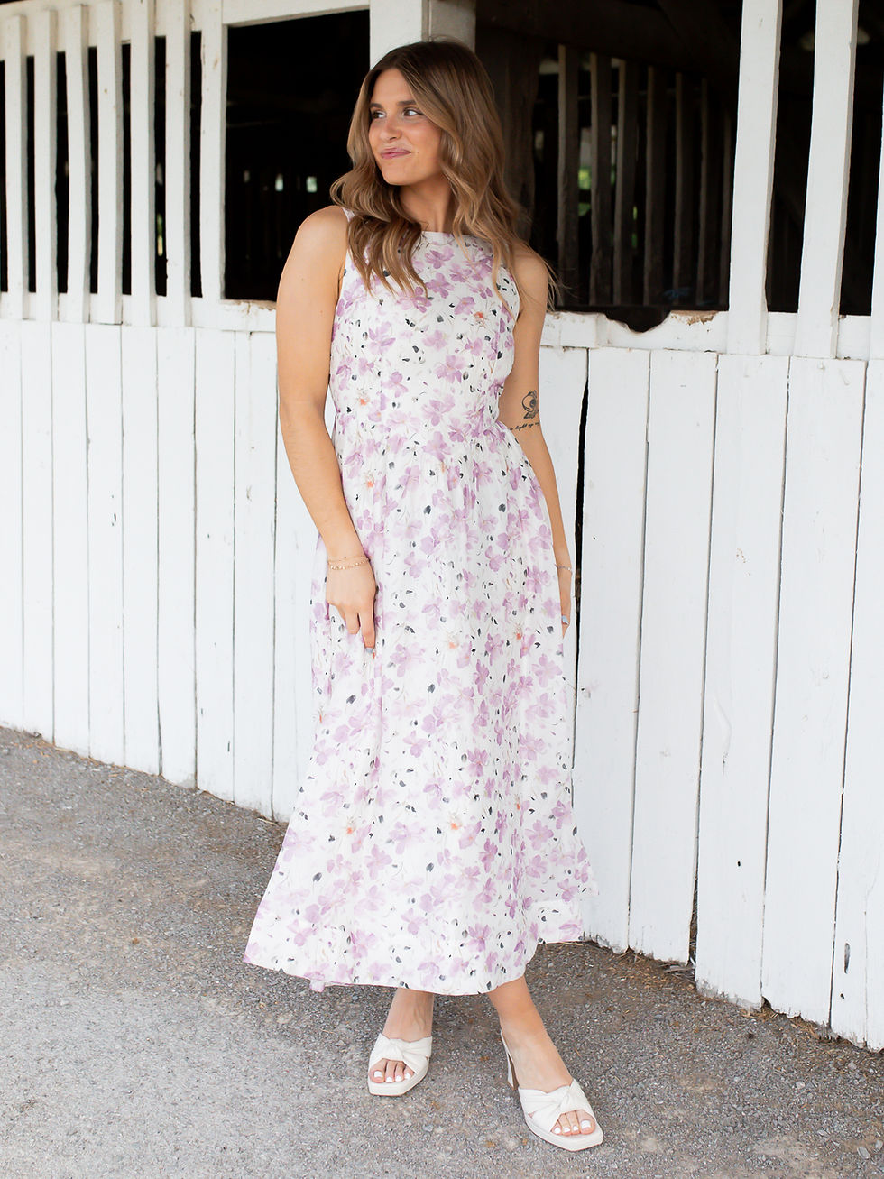 midi dress front view