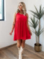 red dress front view