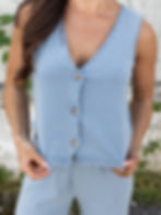 denim top detailed view