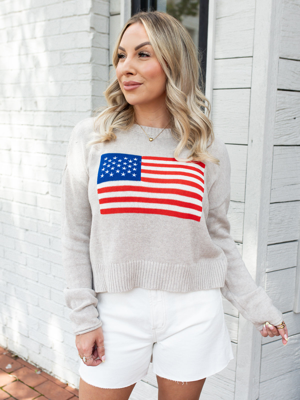 patriot sweater front view