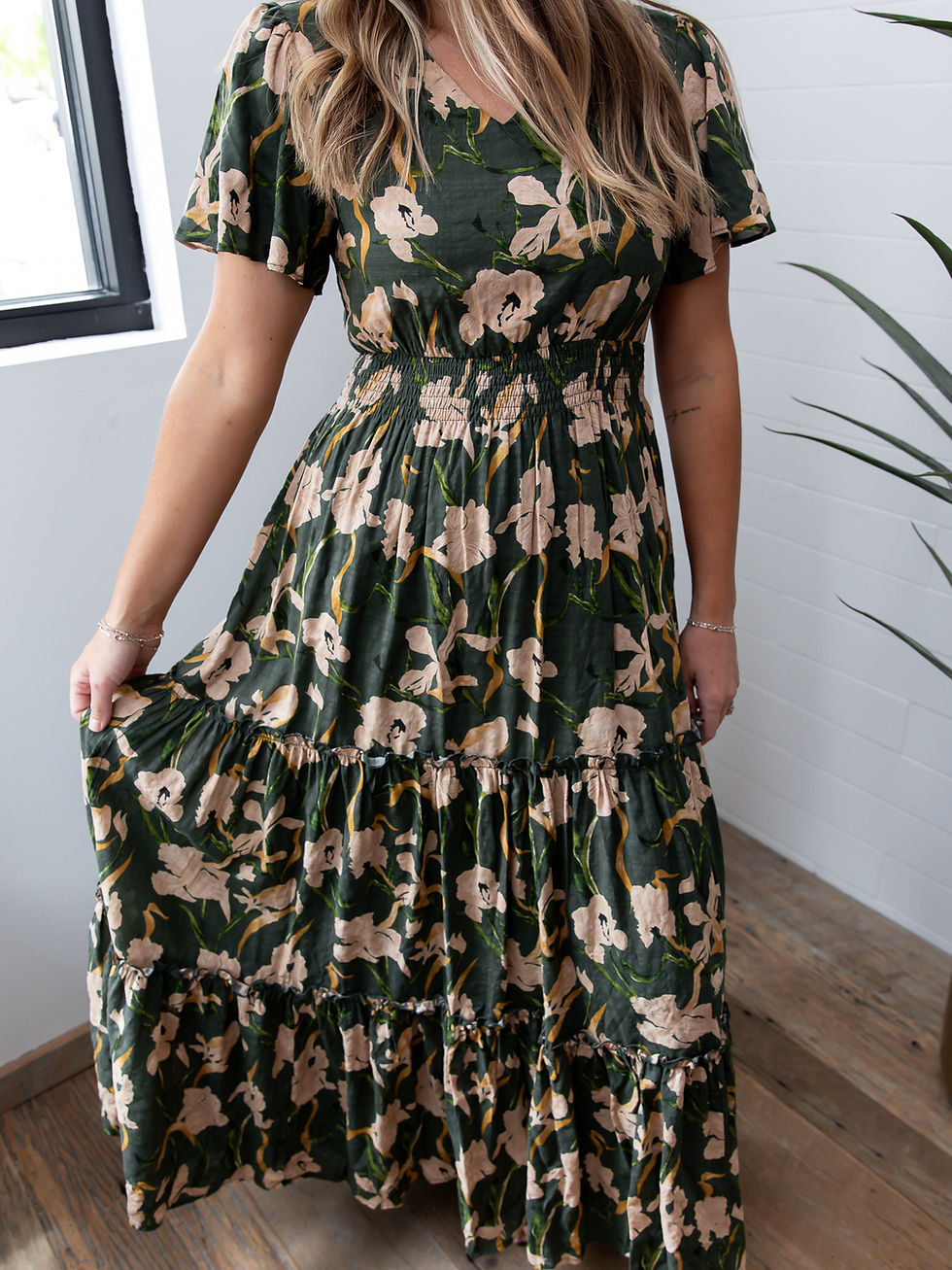 Thumbnail: floral dress detailed view