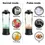 Thumbnail: 600ML Protein Shaker Electric Recharged Waterproof Hand Blender Powder
