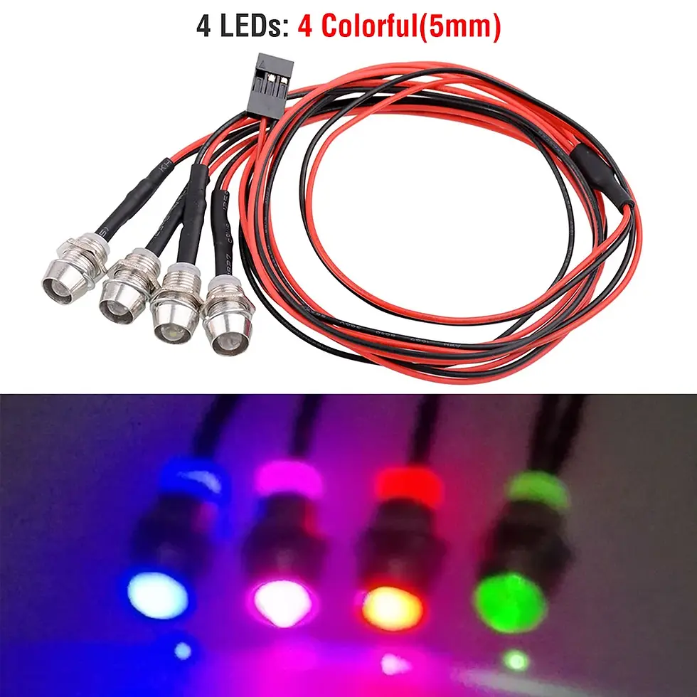 Thumbnail: ​9IMOD RC LED Light Kits for 1/18 1/12 1/10 1/8 1/5 Traxxas HSP SCX10