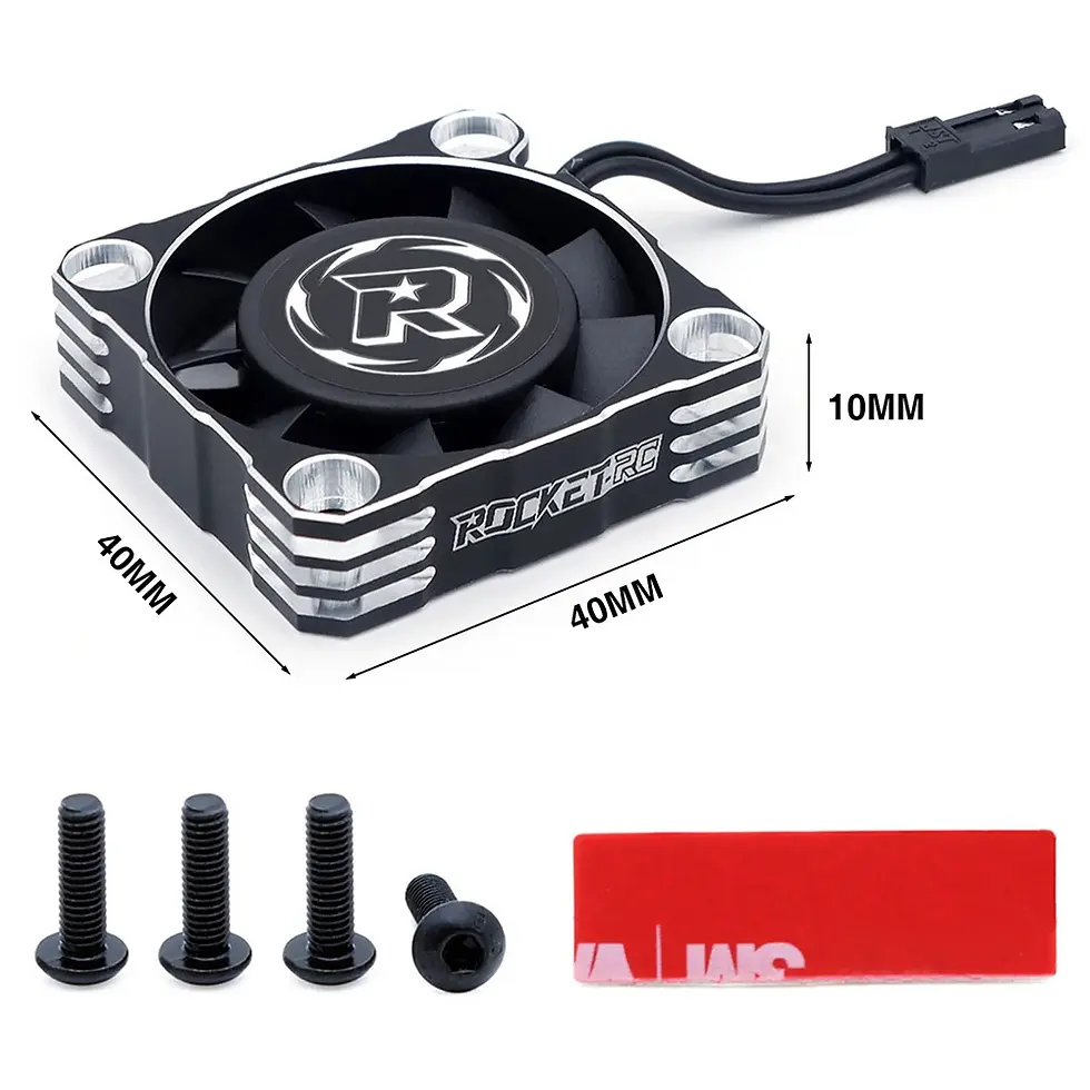 Thumbnail: Rocket-Rc Metal Cooling Fan 30/35/40mm 8.4V 16000/21000/30000rpm A3 Version