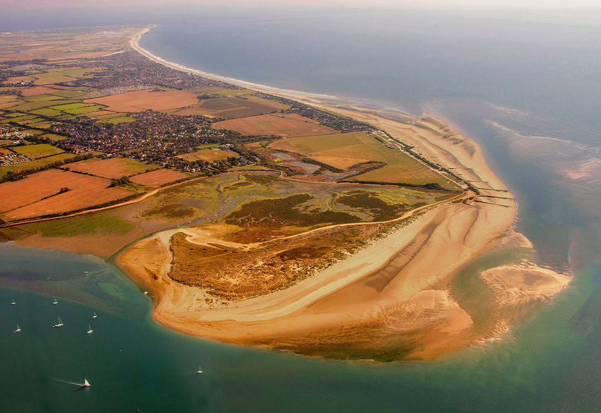 EAST HEAD FROM AN AEROPLANE by Tony Storey