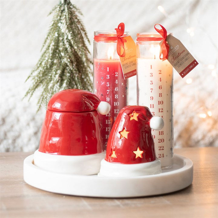 Thumbnail: Red Vanilla Advent Tube Candle