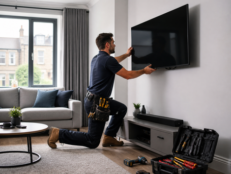 TV Wall Mounting in Bradford: Why Professional Installation Matters for Safety, Positioning and Cable Tidiness
