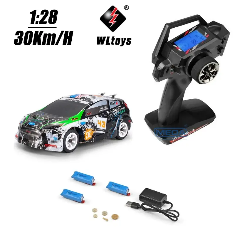 Thumbnail: Wltoys K989 K969 284131 Upgrade LCD Version 4WD 1/28 RC High Speed R