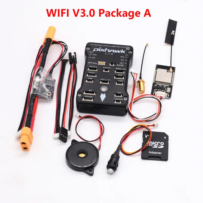 Thumbnail: Pixhawk PX4 PIX 2.4.8 32 Bit Flight Controller Autopilot With 4G SD