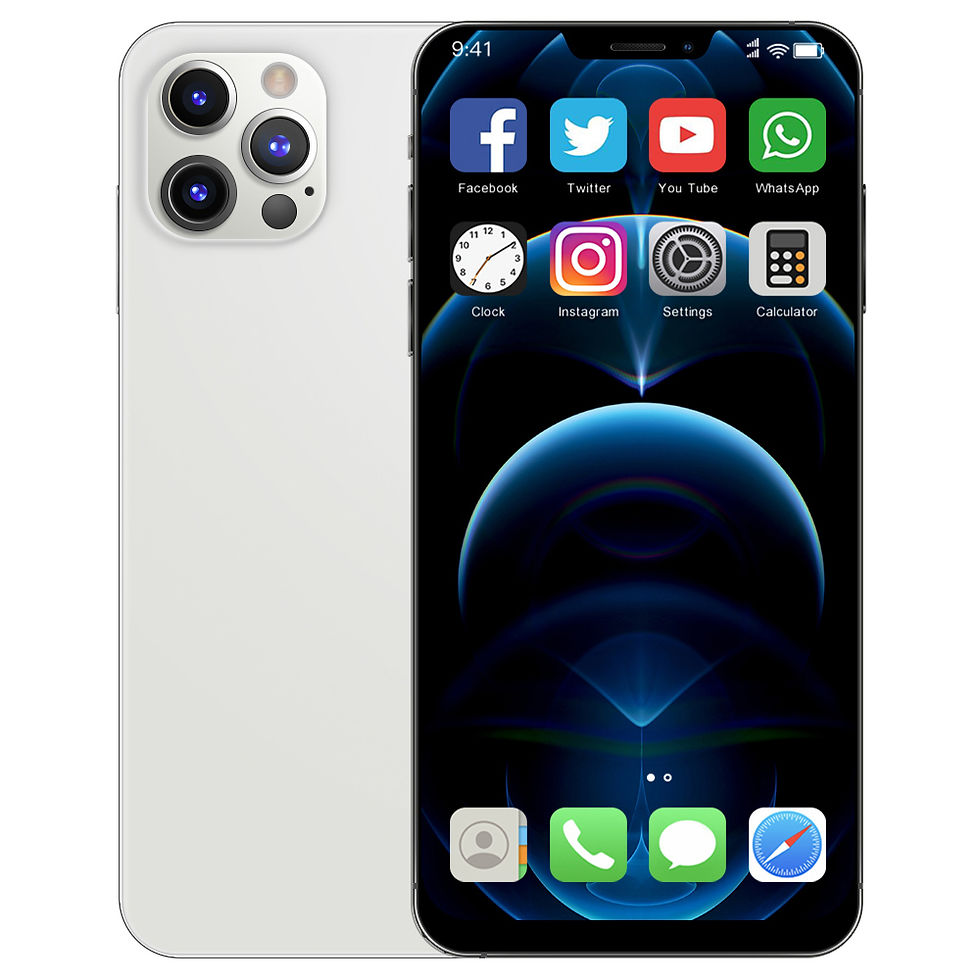 Thumbnail: I1 2 Pro Max Smart Android Phone With 6.7 Inch Bangs Screen Smartphone