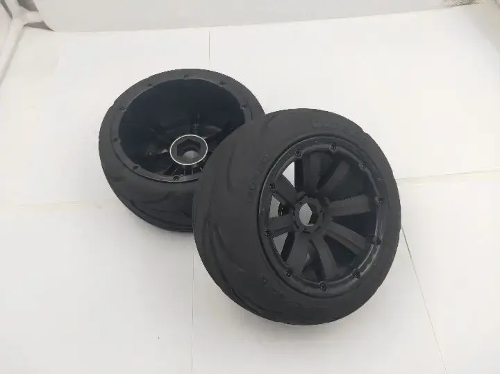 Thumbnail: Front or Rear Super Grip Road Wheel Slick Tyre Racing Slick Tire Set