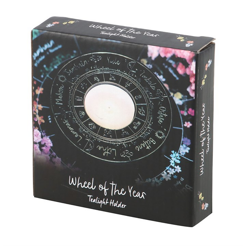 Thumbnail: Wheel of the Year Tealight Candle Holder