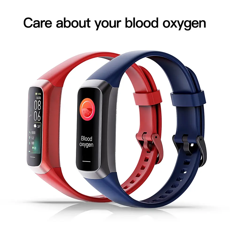 Thumbnail: AMOLED Smartwatch Body Temperature Monitor Fitness Clock Sports 3ATM