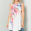 Thumbnail: Sleeveless Tunic Dress With Floral Print Sublimation