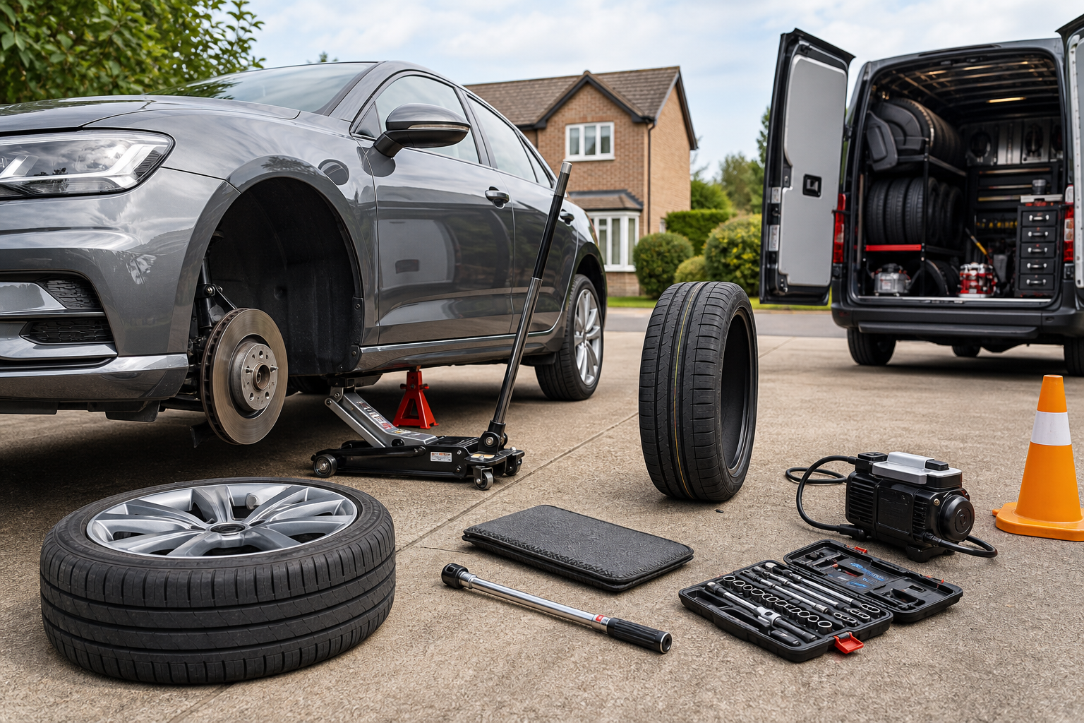Tyre replacement with clear prices at your Kent location