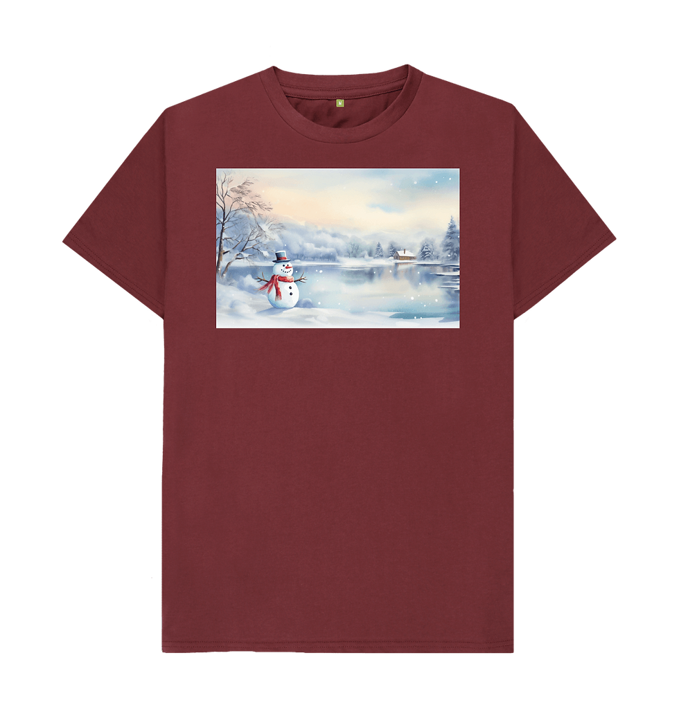 Thumbnail: Snowman Christmas T-Shirts variant 2