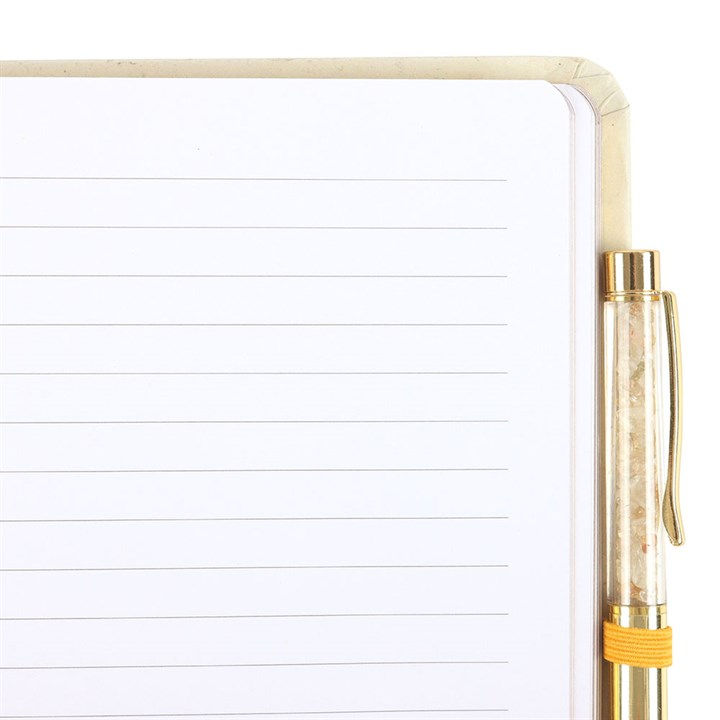 Thumbnail: Summer Solstice Intention Journal with Citrine Pen