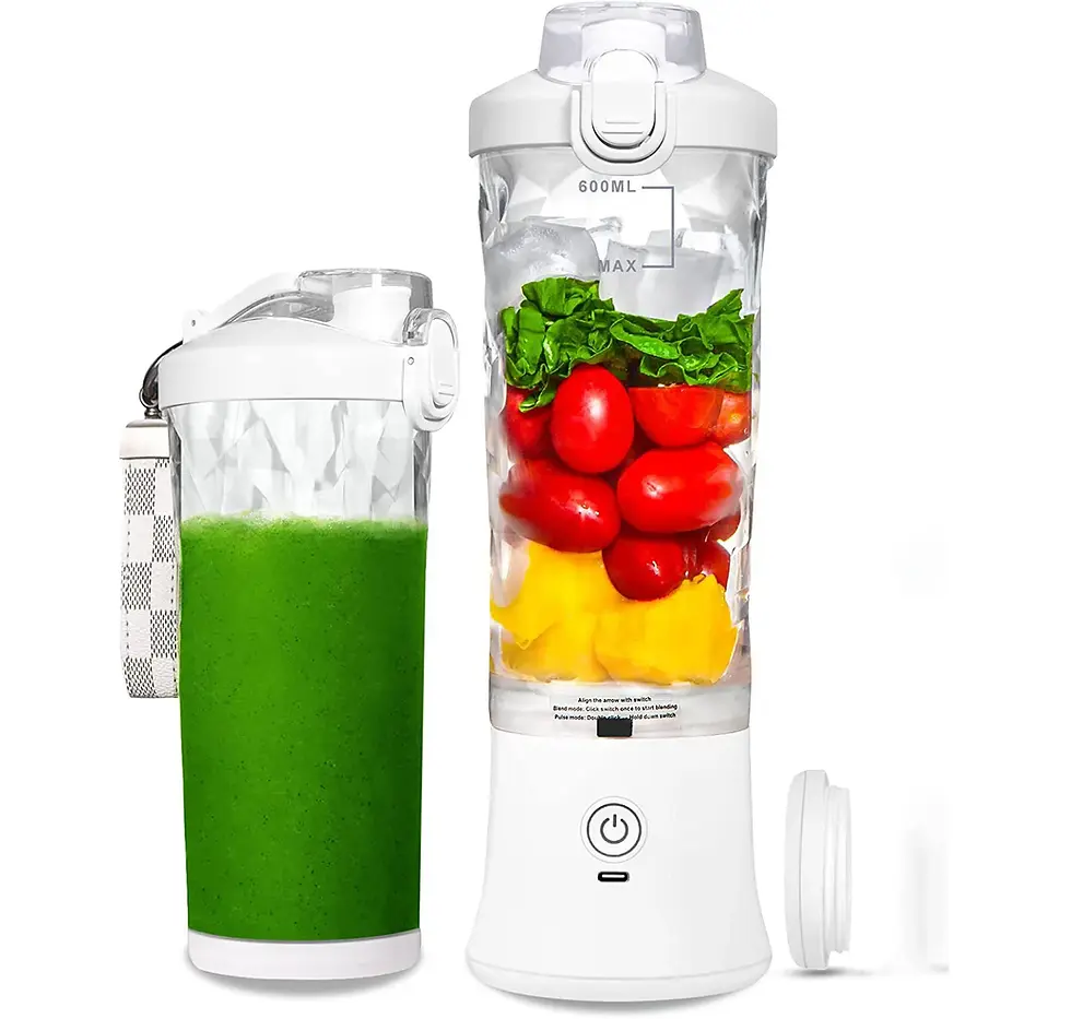 Thumbnail: Portable 600ML Protein Shaker Blender – USB-C Rechargeable, Waterproof