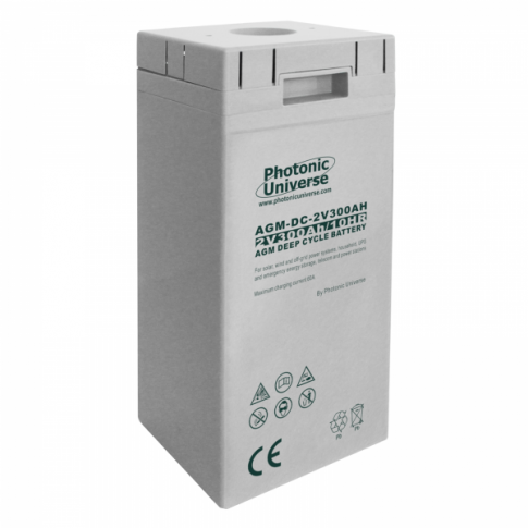Thumbnail: 24V 300Ah AGM deep cycle battery bank (12 x 2V batteries) for large power system