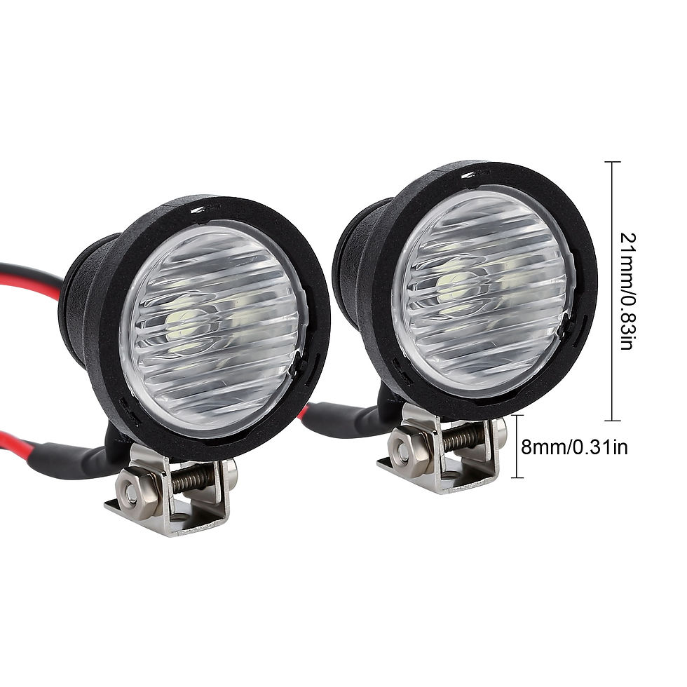 Thumbnail: INJORA LED Lights Bright Headlights Spotlight for 1/10 RC Crawler Car