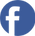 Facebook circle blue large